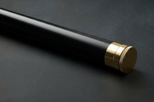 Powder Coated Black Aluminum Rod Tubes - 1 5/8" & 2"