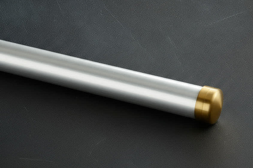 Aluminum Rod Tubes - 1 5/8" - Brass Hardware