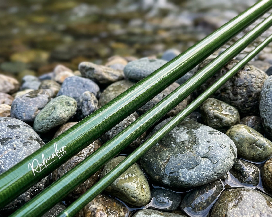 Brook UL 6'0" - 3pc - 0wt & 1wt Blanks - Green