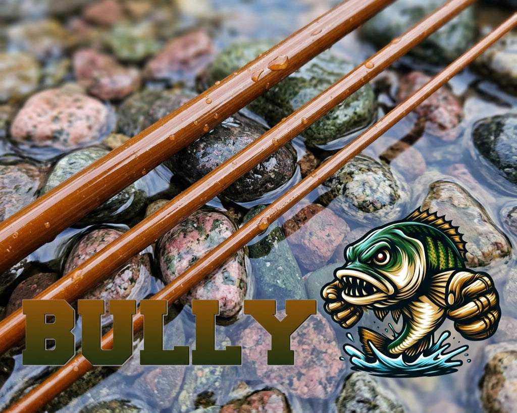 Bully 6'9" 3pc Fiberglass Blanks - Brown