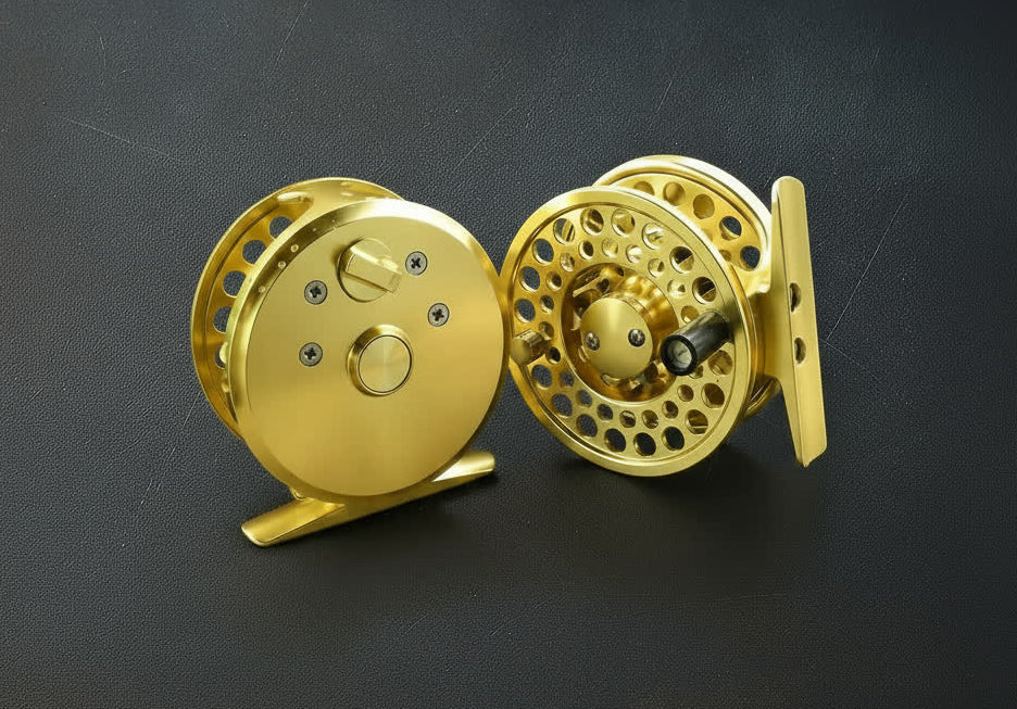 TREK Click/Pawl Fly Reel - 1-3wt- Gold