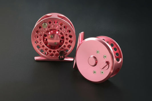 TREK Click/Pawl Fly Reel - 1-3wt- Pink