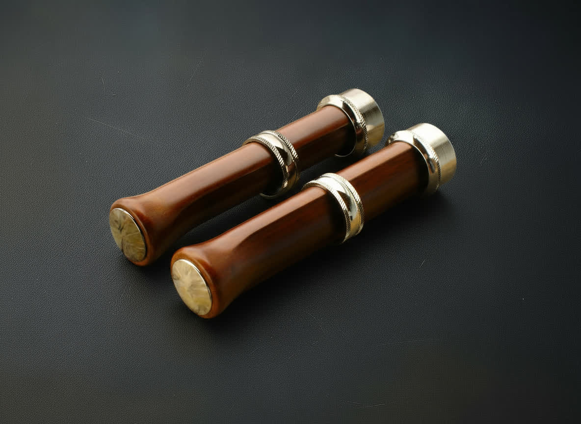 Walnut Mortised Slide Band Reel Seat – Nickel or Dark Nickel