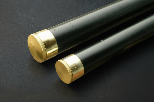 Powder Coated Black Aluminum Rod Tubes - 1 5/8" & 2"