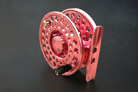 TREK Click/Pawl Fly Reel - 2-4wt- Pink