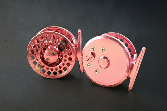 TREK Click/Pawl Fly Reel - 1-3wt- Pink