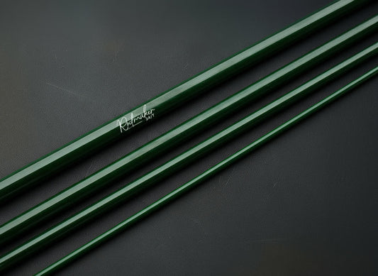 IM7 Precision 9'0" 4wt - 8wt 4pc graphite rod blanks - Green