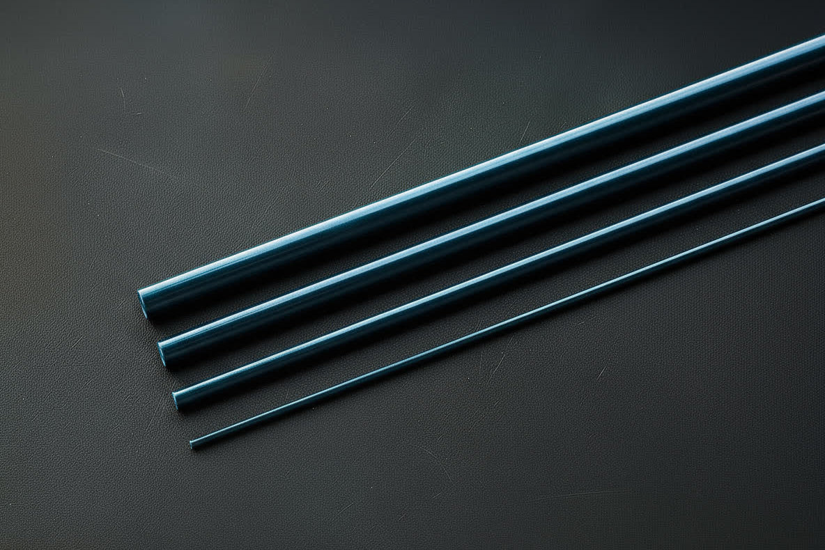 IM7 Precision 9'0" 5wt 4pc graphite rod blank - Blue