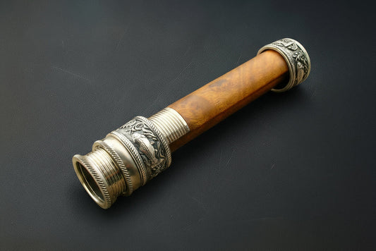 Trout Engraved Mortised Down-Locking Reel Seat