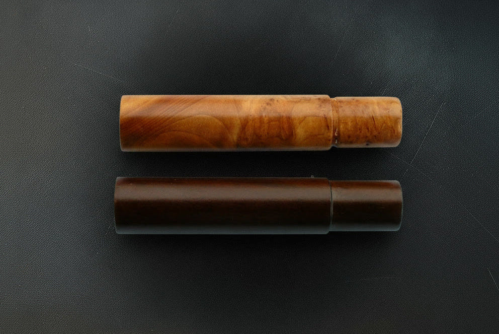 Coarse Threaded Dark Nickel Reel Seat