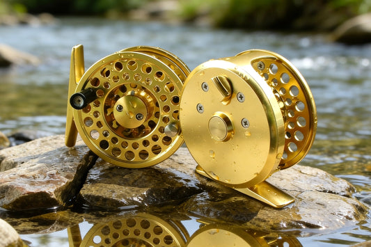 TREK Click‑Pawl Reel (1wt-3wt) - Gold
