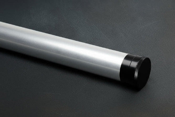 Aluminum Rod Tubes - 1 5/8" - 2" - 2.5" - Black Ends