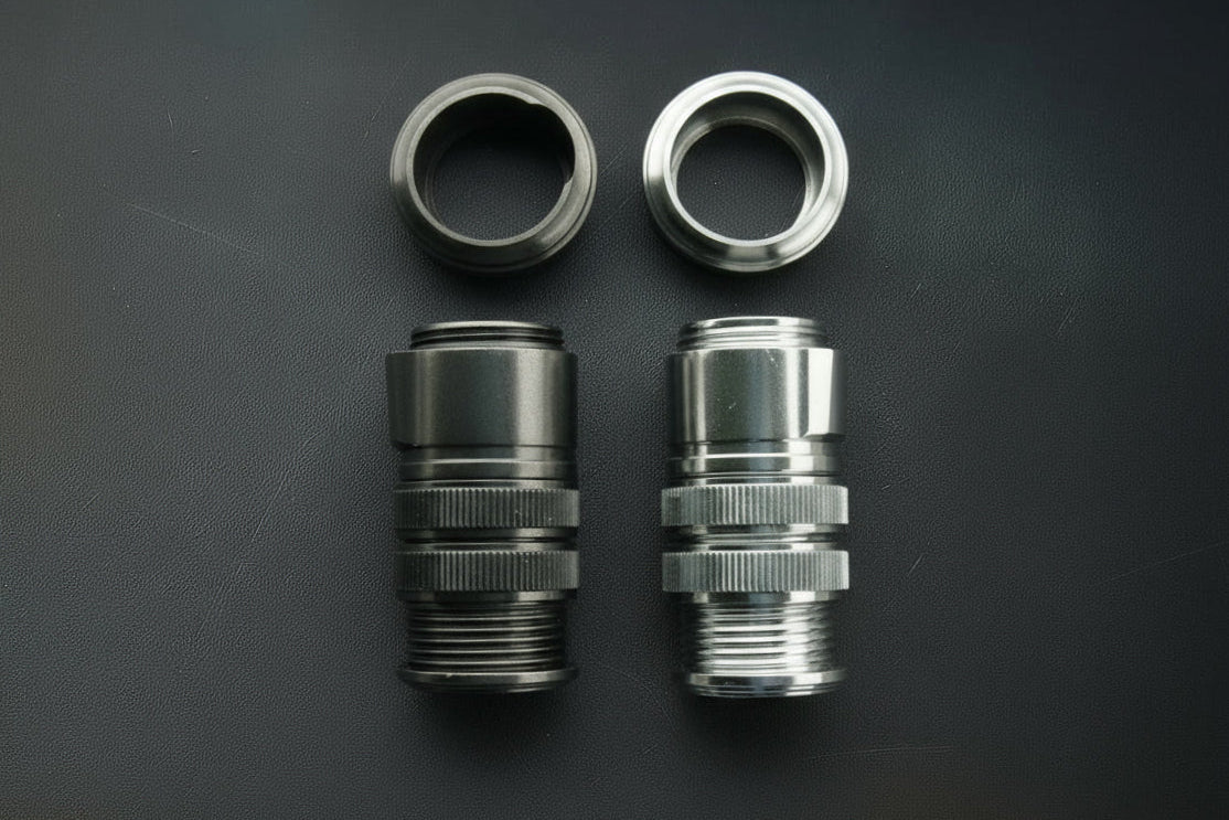 Retro Up-Lock Reel Seat Hardware – Nickel Plated