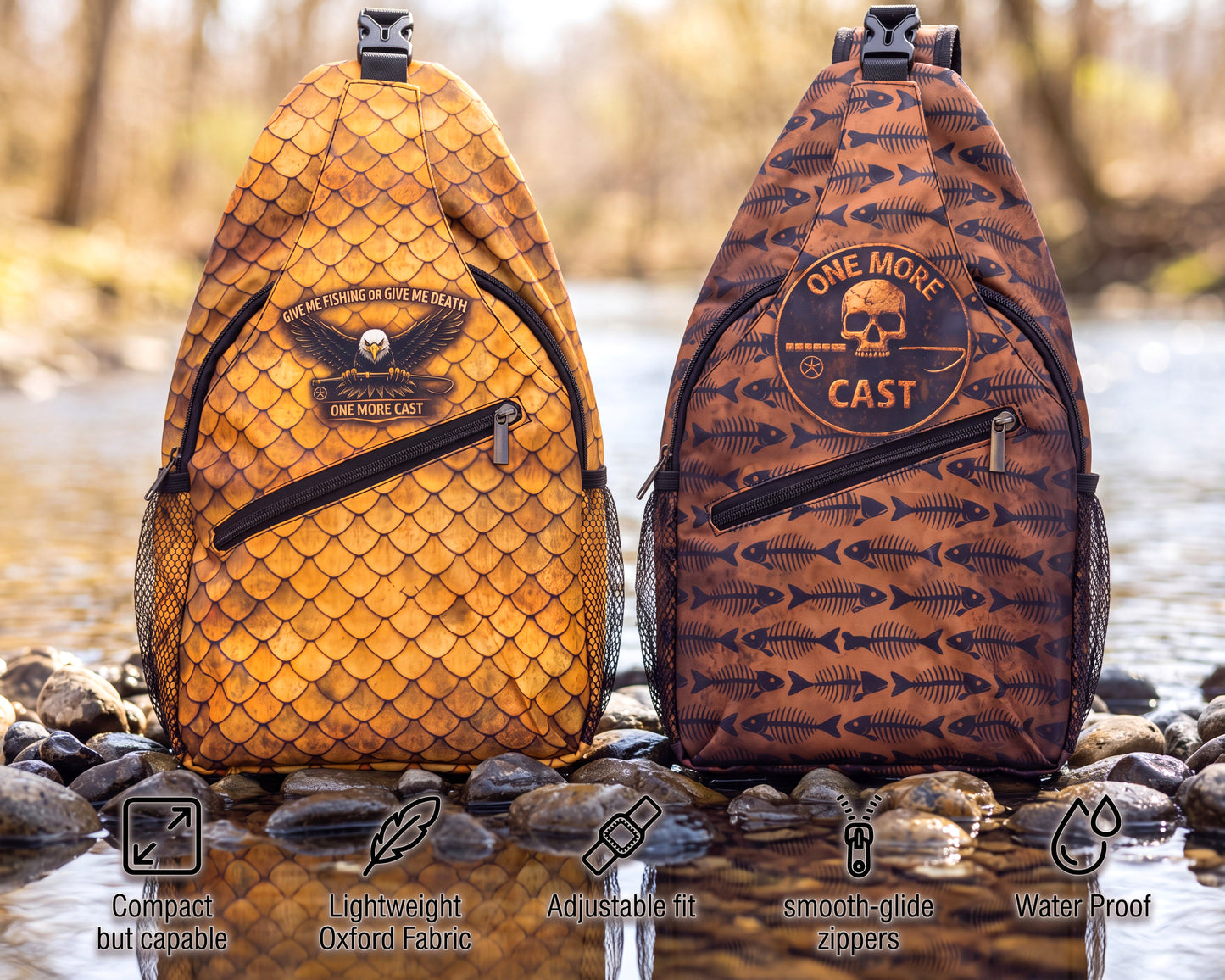 ONE MORE CAST - Sling Pack - 2 Styles