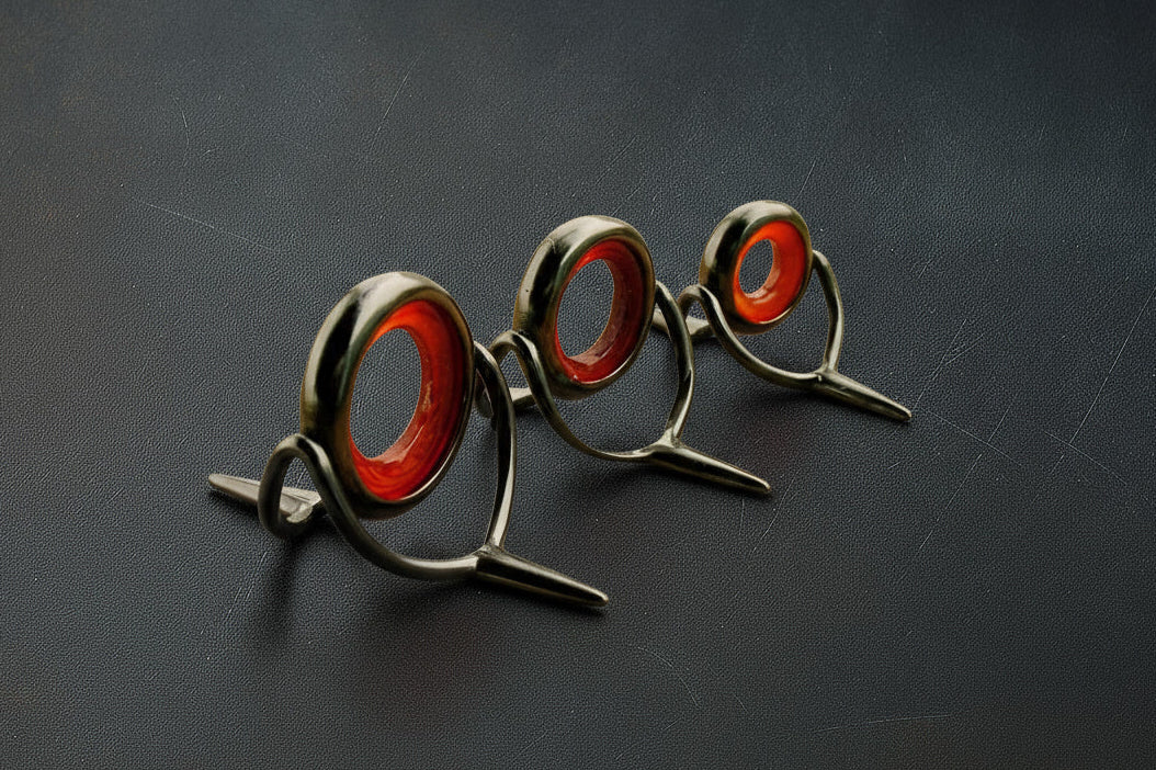 Lemke Red Agate Stripping Guides - Dark Nickel Frame