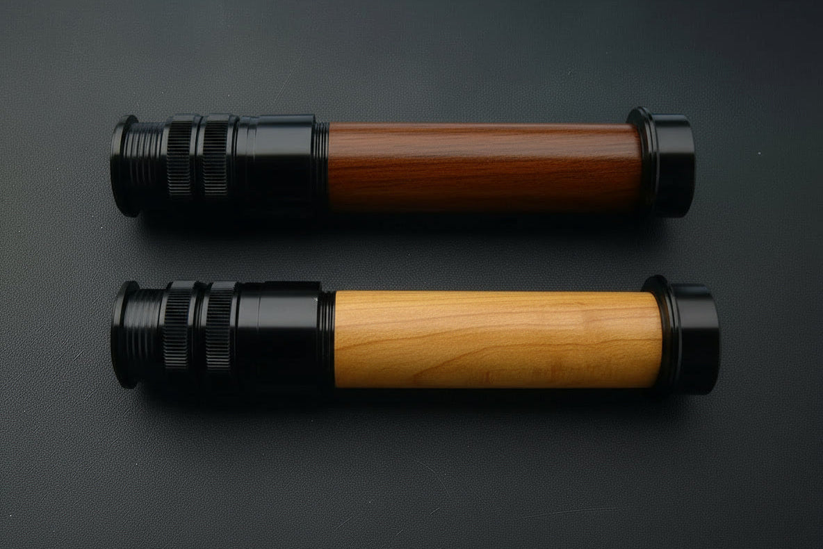 Retro Uplocking Reel Seat - Black Anodized