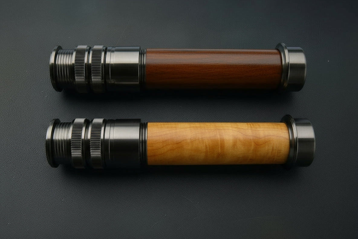 Retro Up-Lock Reel Seat Hardware – Nickel Plated