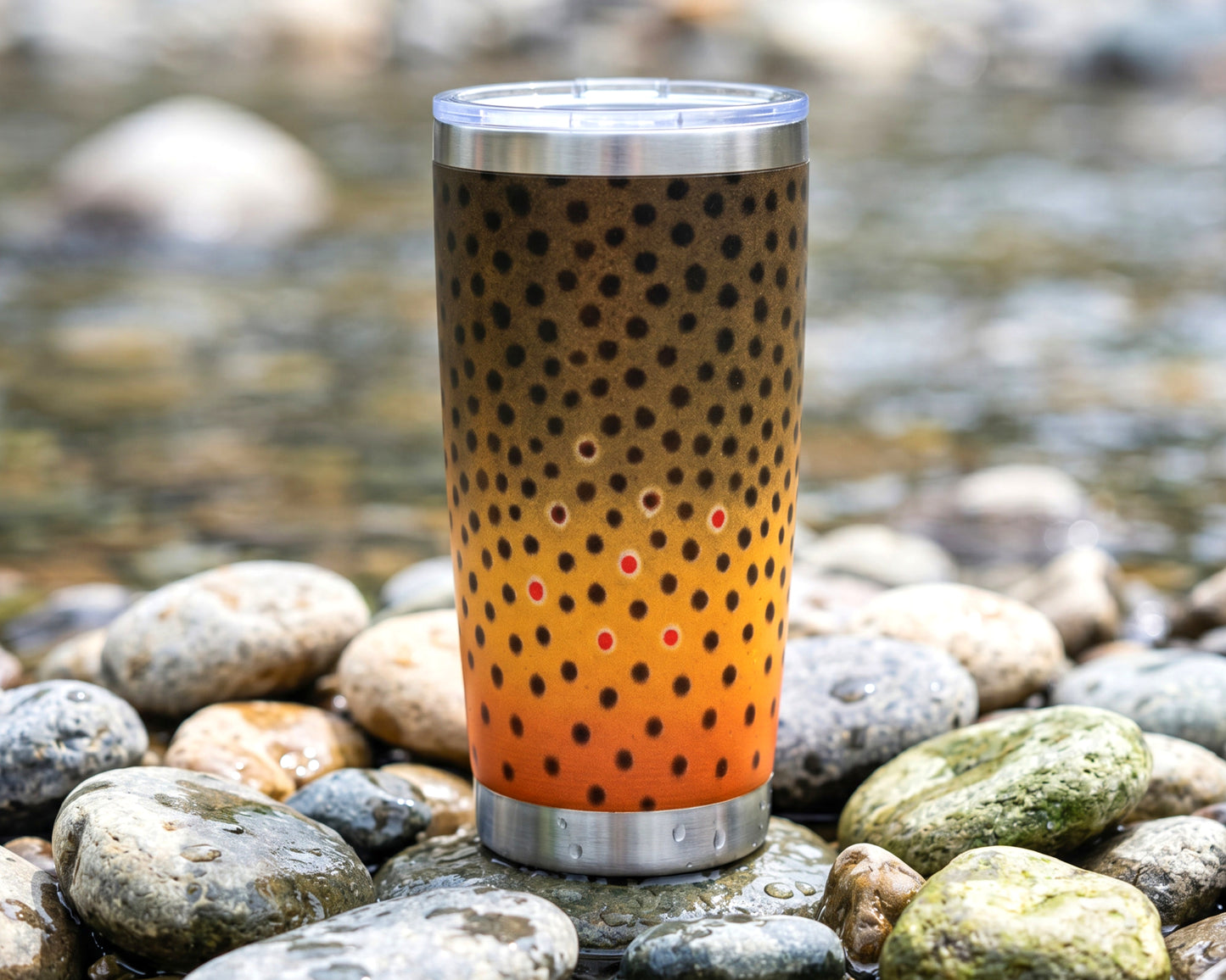 Graywolf Trout Pattern Travel Mug — 20oz