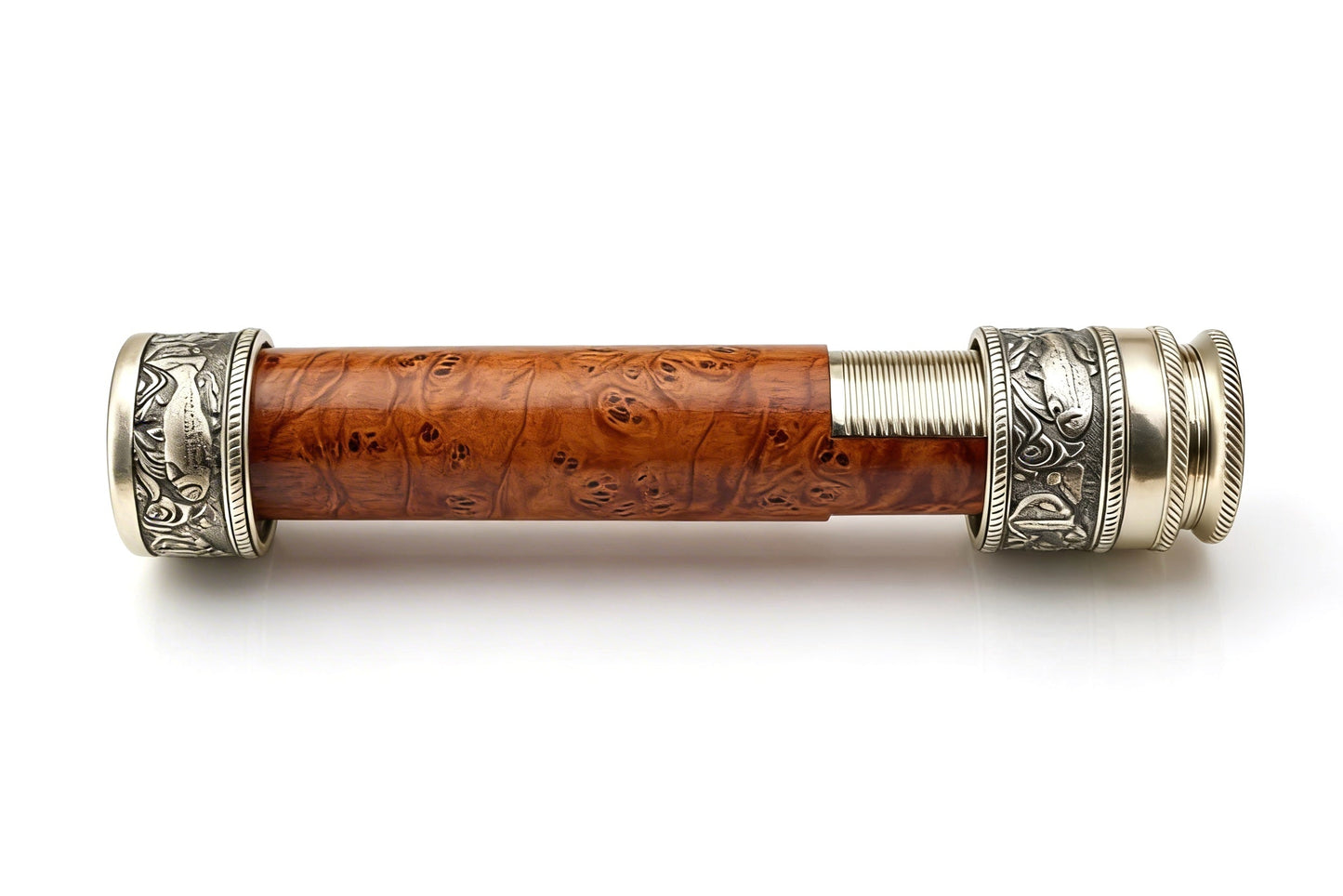 Trout Engraved Mortised Down-Locking Reel Seat