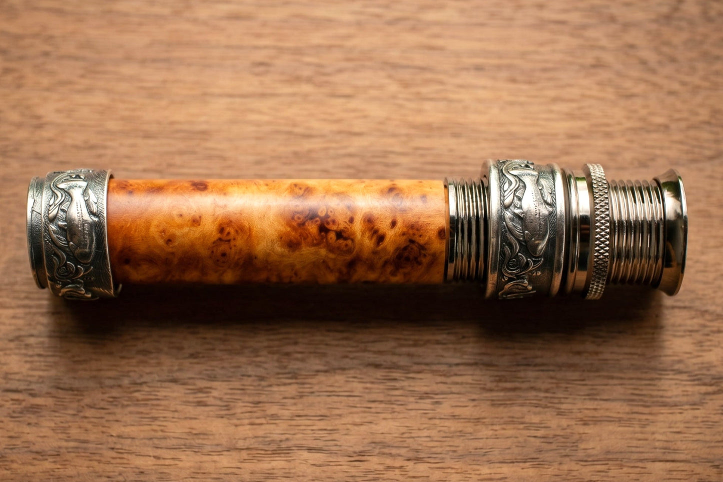Trout Engraved Pocketed Reel Seat