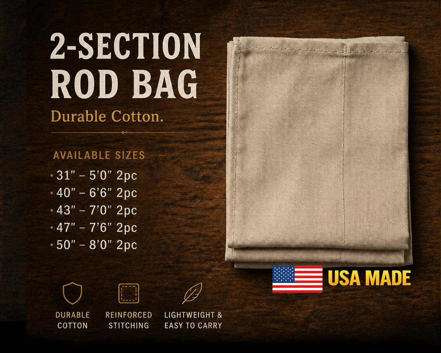 2pc Fly Rod Bags