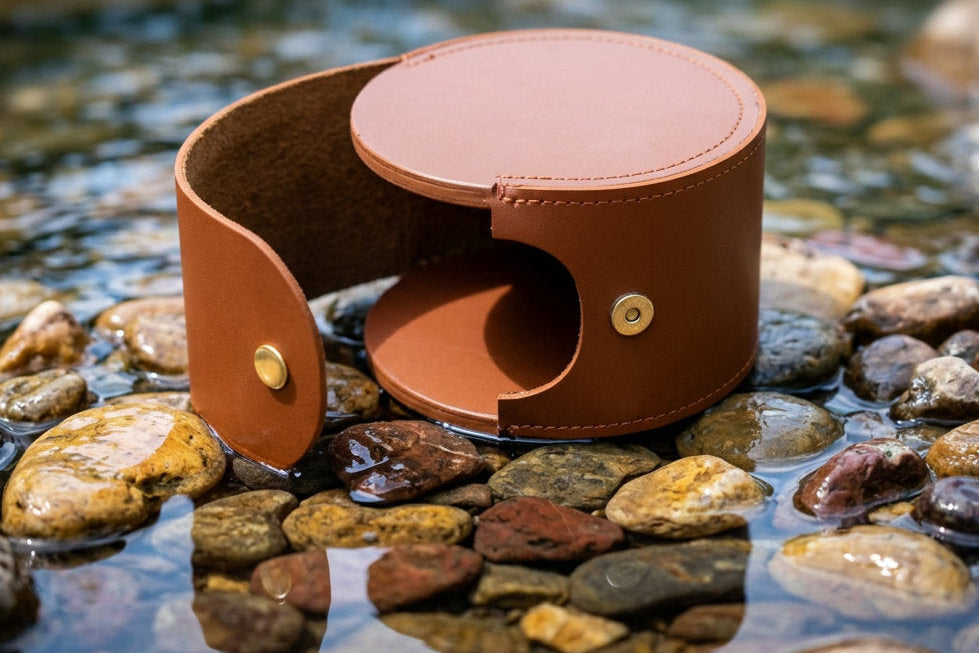 OMC Leather Reel Case - Large