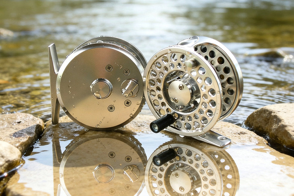 TREK Click‑Pawl Reel (1wt-3wt) - Silver
