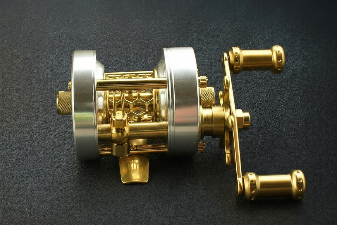 Round Bait Casting Reel - BFS Reel - Silver