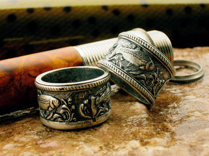 Trout Engraved Hardware Set