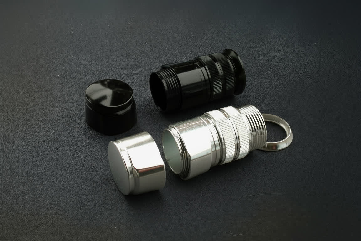 Retro Down-Lock Reel Seat Hardware – Anodized Finish