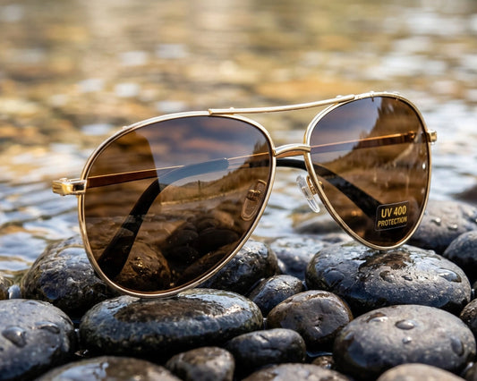 Aviator Polarized Sunglasses - UV400