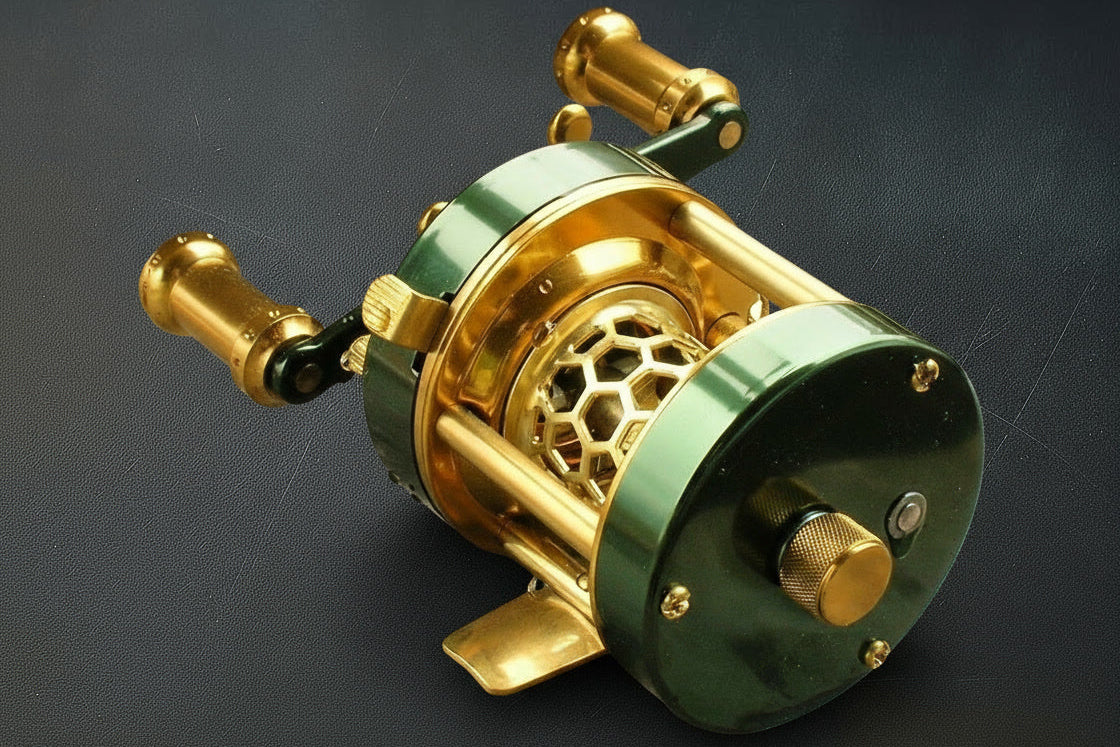 Round Bait Casting Reel - BFS Reel - Green