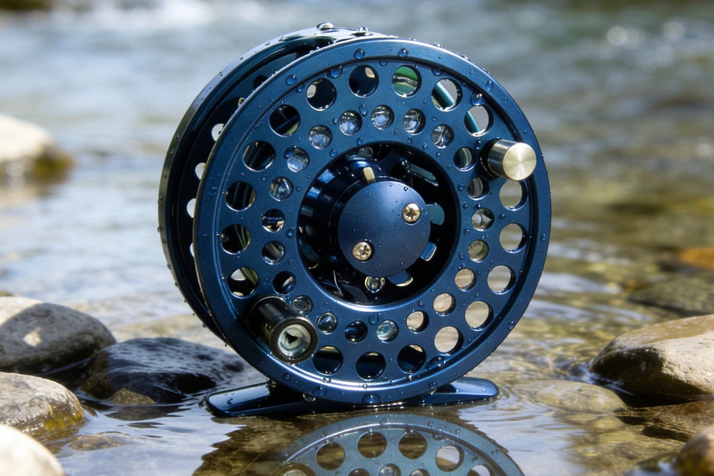 TREK Click‑Pawl Reel (2wt-4wt) - Blue