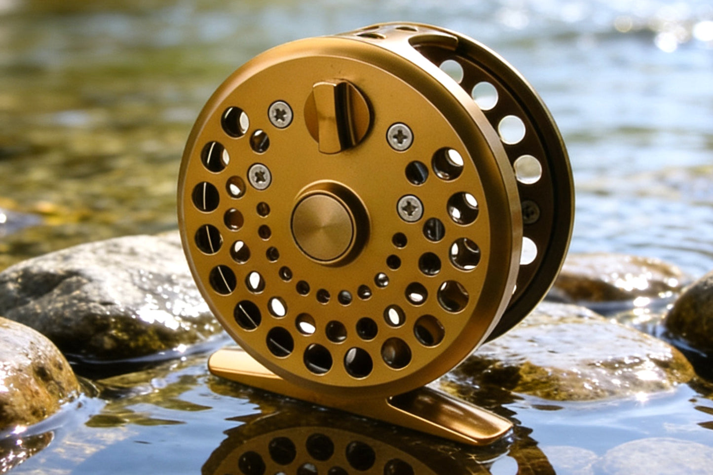 TREK Click‑Pawl Reel (1wt-3wt) - Bronze