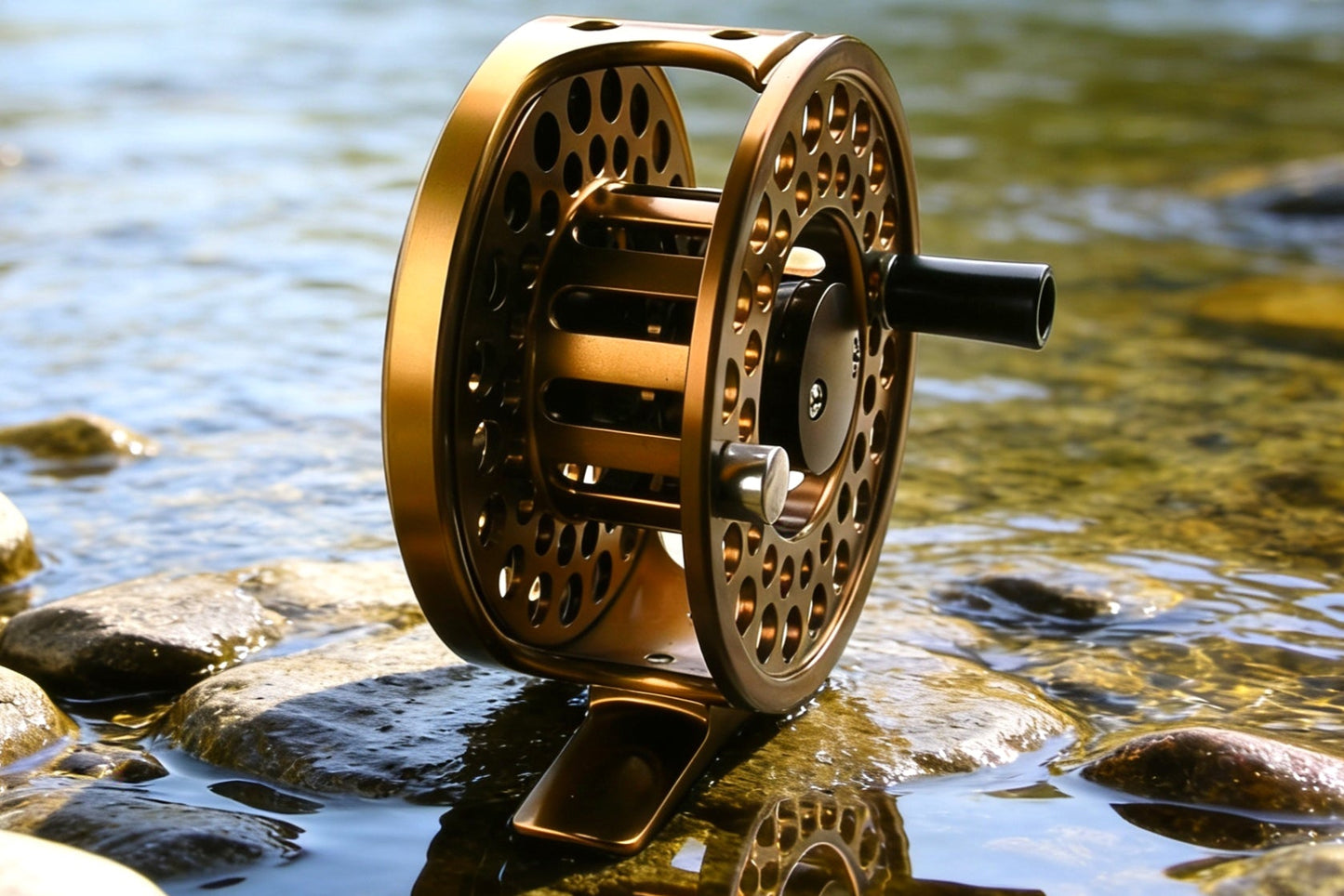 TREK Click‑Pawl Reel (1wt-3wt) - Bronze