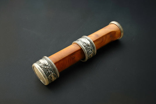 Trout Engraved Slide Band Reel Seat