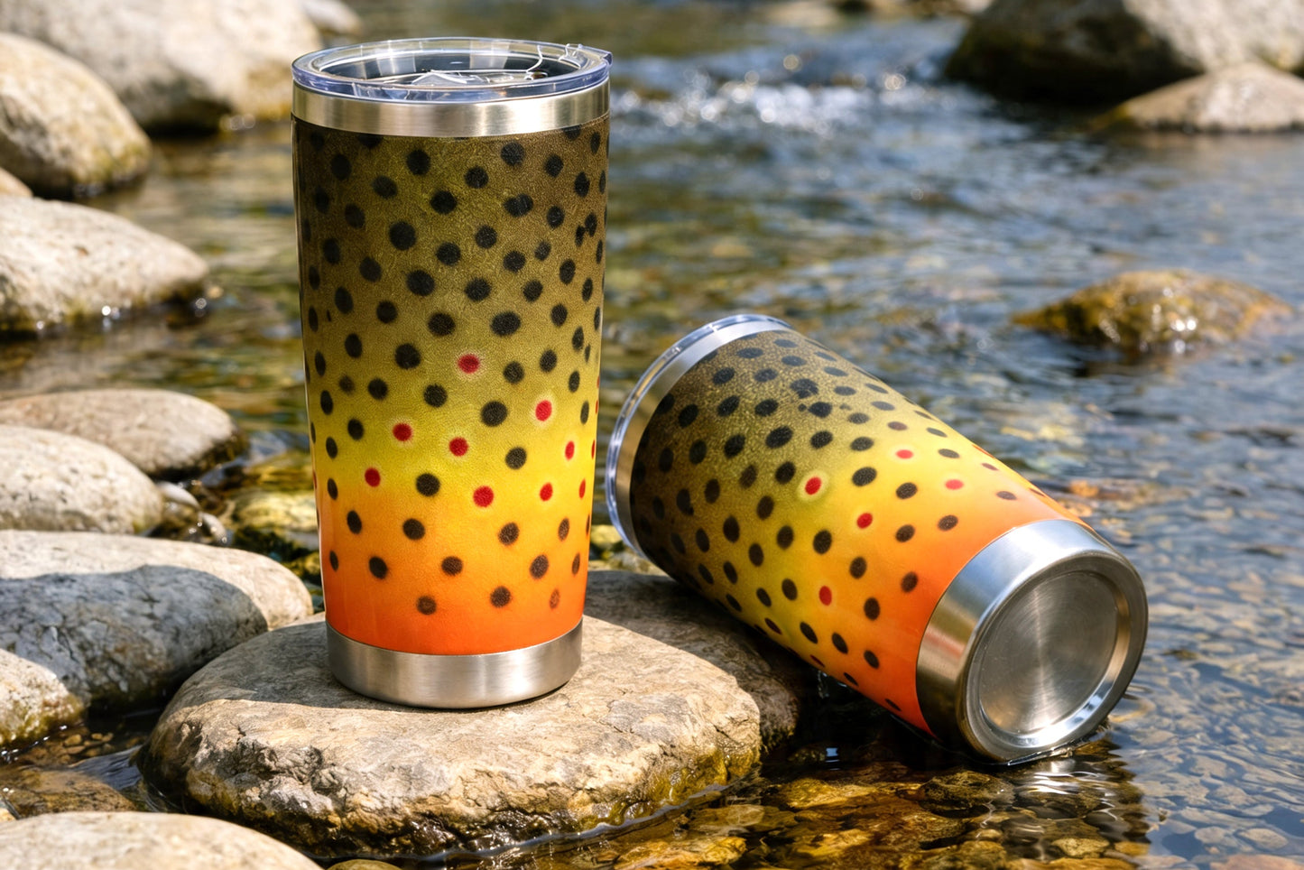 Brown Trout Travel Mug — 20oz