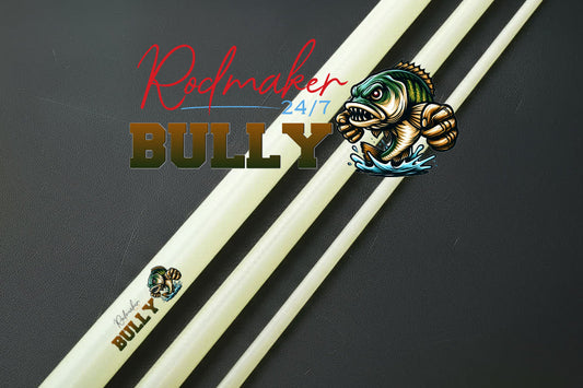 Bully 6'9" - 3pc - 5wt & 7wt Fiberglass Blanks - Clear