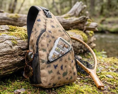 Graywolf Sling Pack – Camo Dry Fly Edition