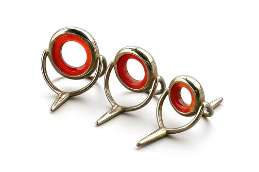 Lemke Red Agate Stripping Guides - Nickel Silver Frame
