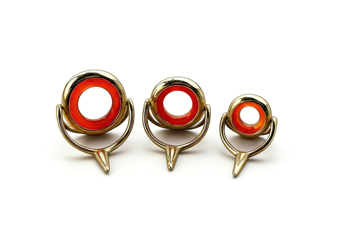 Lemke Red Agate Stripping Guides - Nickel Silver Frame