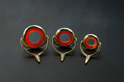 Lemke Red Agate Stripping Guides - Nickel Silver Frame