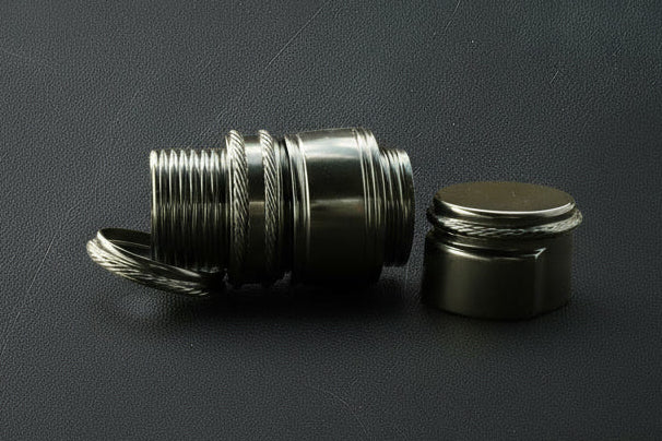 Lemke LCR1 Down Lock Hardware - Dark Nickel