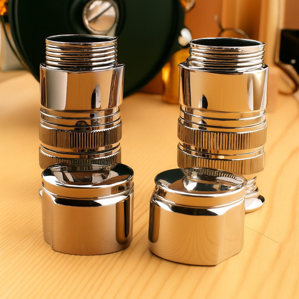 Retro Down-Lock Reel Seat Hardware – Nickle Finish