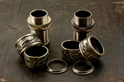 Trout Engraved Pocketed Hardware
