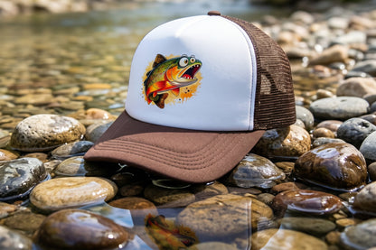 Fish Juice “Shock & Awe” Fish Hat - Brown