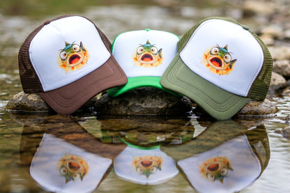Fish Juice "Scared" Fish Hat - Green