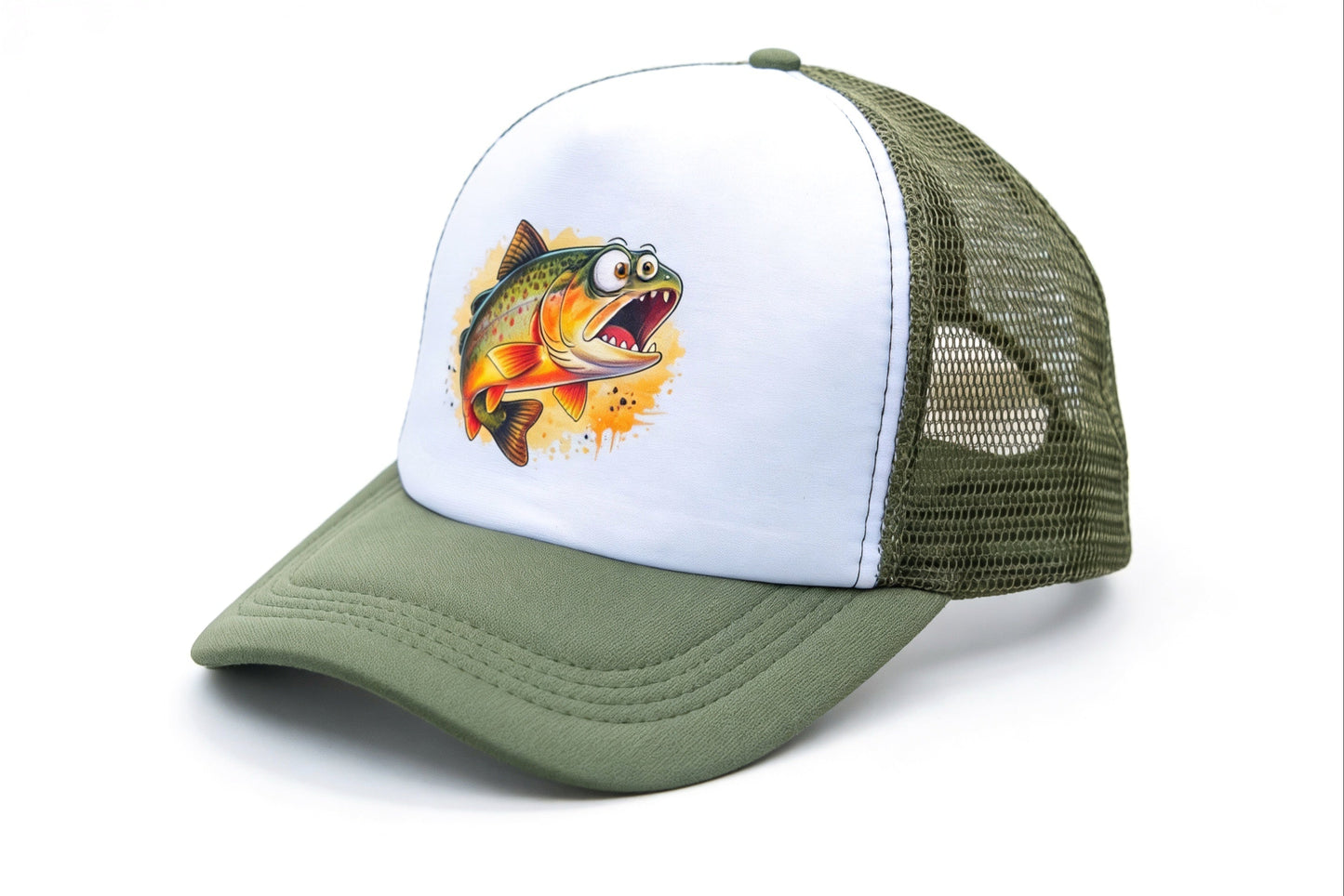 Fish Juice “Shock & Awe” Fish Hat - Olive