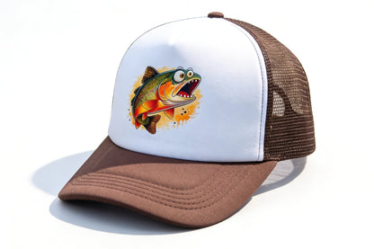 Fish Juice “Shock & Awe” Fish Hat - Brown