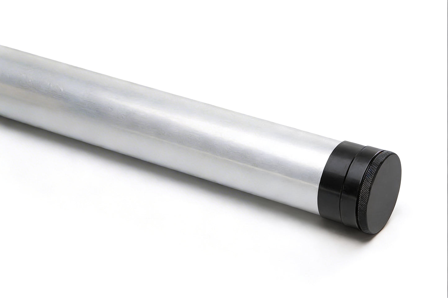 Aluminum Rod Tubes - 1 5/8" - 2" - 2.5" - Black Ends
